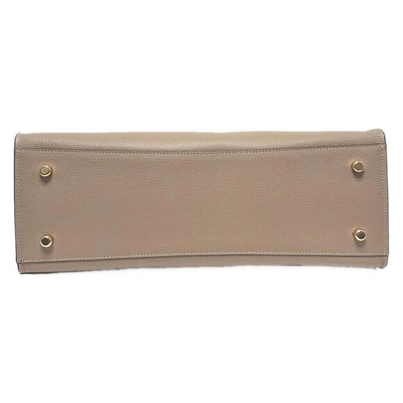 Auth COACH - C4077 Beige Leather Shoulder Bag - Picture 5 of 8